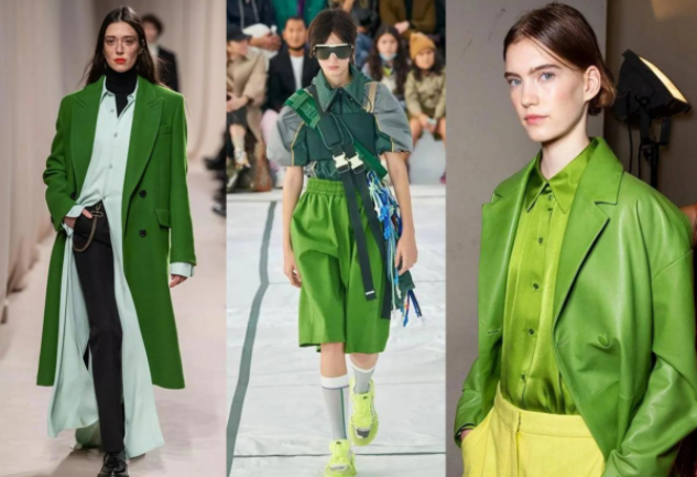 張?jiān)⒕G色大衣搭配灰色圍巾欲風(fēng)氛圍感(綠色大衣搭配灰色圍巾好看嗎)