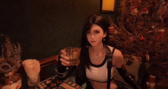 美女博主神級還原蒂法新視頻：分不清游戲還是現實